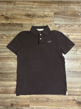 Vintage Brown Hollister Polo T-Shirt